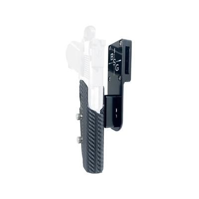 Black Scorpion Outdoor Gear 1911 4.25in Pro Heavy Duty Competition Holster Right Hand Black Shell / Carbon Fiber HCD1-USPSABS-19114CFRH