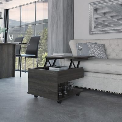 Portland Charcoal Top Coffee Liftable Table - FM Furniture MLC5015