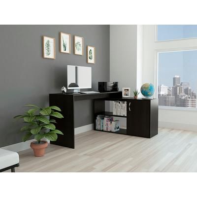 Dallas L-Shaped Home Office Desk - FM Furniture ELW4452