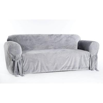 Royal Velvet Slipcover by Classic Slipcovers in Silver (Size CHAIR)