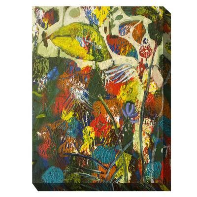BAWDY BOTANICALS OUTDOOR ART 30X40 by West of the Wind in Multi