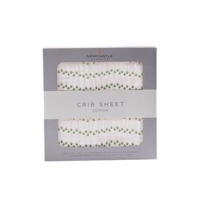 Dino Feet Cotton Muslin Crib Sheet - Newcastle Classics 5004