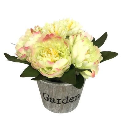 4.72X4.33 Inch Peony In Paper Pulp Pot- Jeco Wholesale HD-BT113