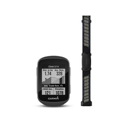 Garmin Edge 130 Plus GPS Bike Computer w/ HRM-Dual Bundle Black 010-02385-10