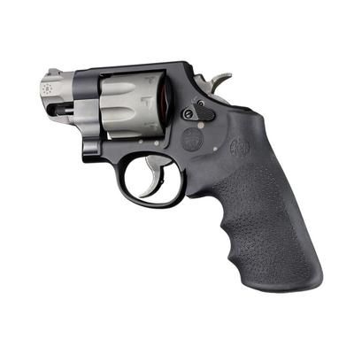 Hogue Round Butt Rubber Tamer Conversion Monogrip for Smith & Wesson K L N X Z Frame Black 19022