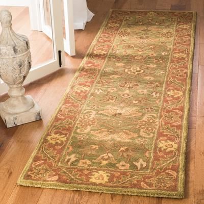 SAFAVIEH Handmade Golden Jaipur Tomika Traditional Oriental Wool Rug