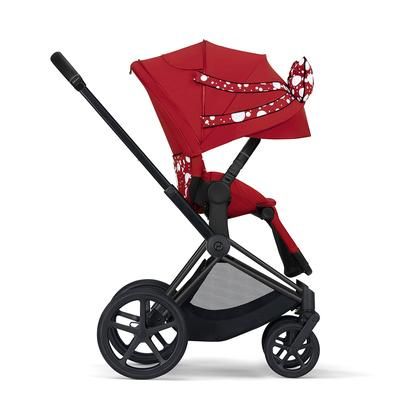 Cybex ePriam + Cloud Q Travel System Bundle - Petticoat Red by Jeremy Scott