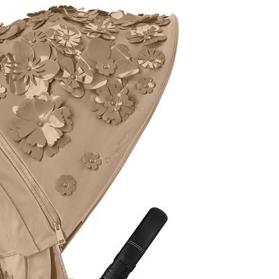 Cybex Mios 2 Complete Stroller Bundle - Simply Flowers - Nude Beige