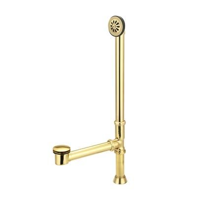 Randolph Morris Mason Hill Collection Extended Toe Tapper Pop-Up Clawfoot Tub Drain RMH5POPD-PB