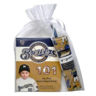 Milwaukee Brewers 101 Book with Rally Paper - MILWAUKEE BREWERS GIFT SET