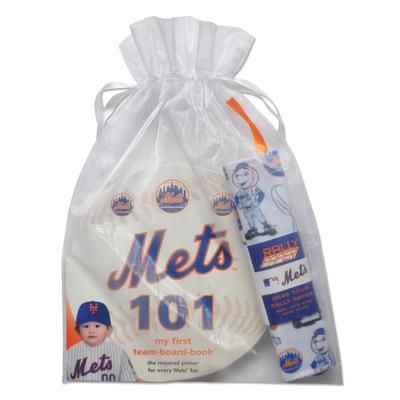 New York Mets 101 Book with Rally Paper - NEW YORK METS GIFT SET