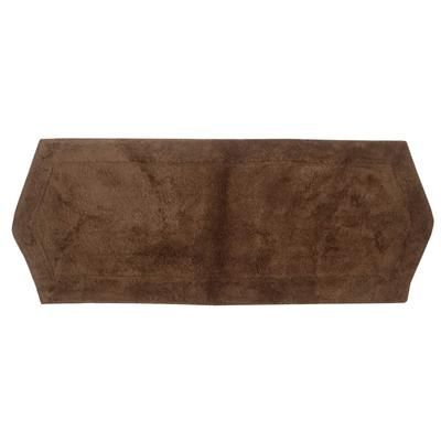 Waterford Bath Rug Collection by Home Weavers Inc in Chocolate (Size 22" X 60")