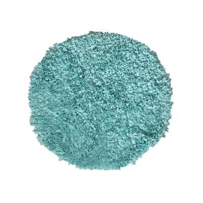Bella Premium Jersey Shaggy Round Area Rug by Home Weavers Inc in Aqua (Size 60" ROUND)