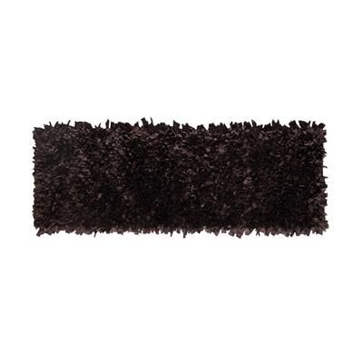 Bella Premium Jersey Shaggy Area Rug by Home Weavers Inc in Brown (Size 24" X 72")