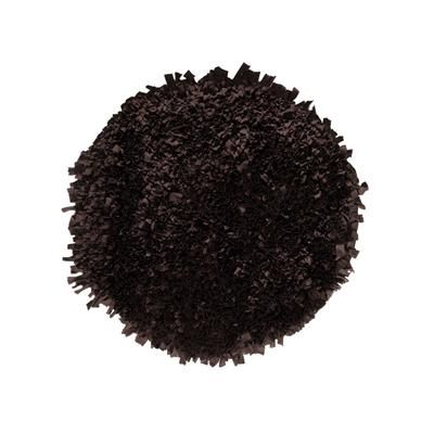Bella Premium Jersey Shaggy Round Area Rug by Home Weavers Inc in Brown (Size 36" ROUND)
