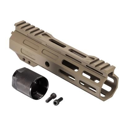 TRYBE Defense Magnite Ultra Function Lightweight Handguard Cut Top Rail M-LOK FDE 7in MGHDG-V1-7CR-FDE