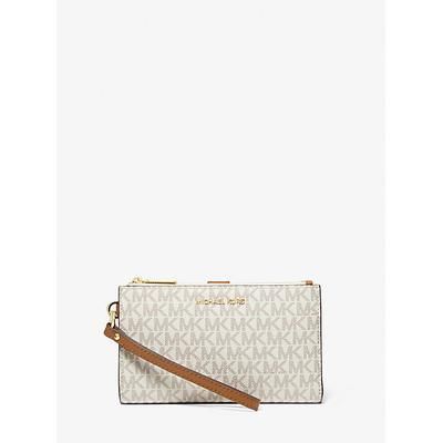 Michael Kors Adele Logo Smartphone Wallet Natural One Size