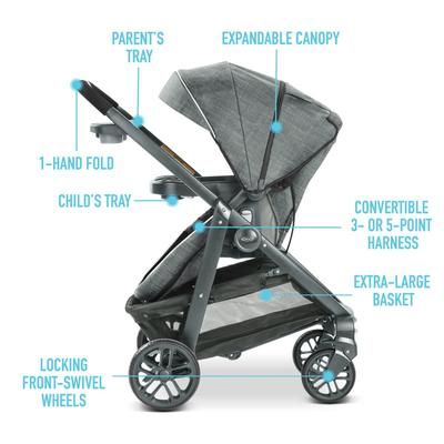 Graco Modes Bassinet Travel System - Wynton