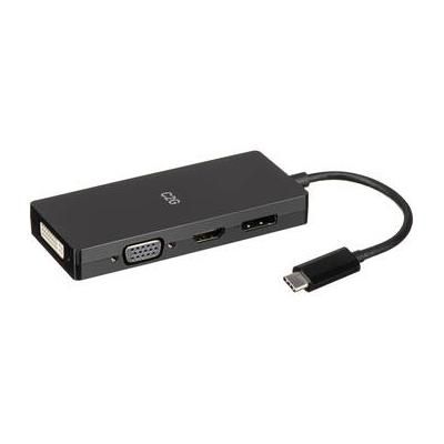 C2G USB-C 4-in-1 Video Adapter with HDMI, DisplayPort, DVI, & VGA C2G54454