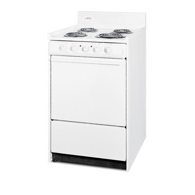 "20" Wide Electric Coil Top Range - Summit Appliance WEM110"