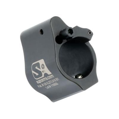 Superlative Arms Adjustable Bleed Off AR-15 Gas Block .625in Solid Set Screw Melonite Black SABO-DI-625SM