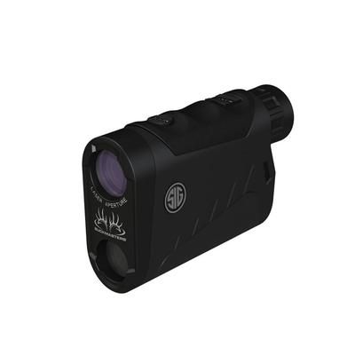 SIG SAUER Buckmasters 6x22mm Laser Rangefinder 1500 Red Illuminated Display Black Small SOK15601