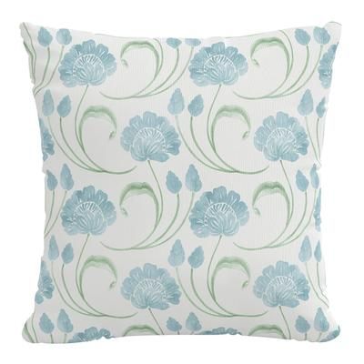 22" Outdoor Pillow by Skyline Furniture in Palm Navy