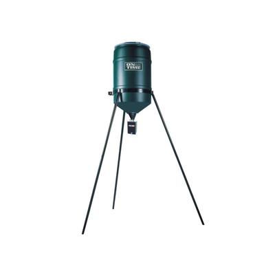 On Time Wildlife Feeders Tomahawk Ultra Hunt 30 Gal. Tripod Green 43007