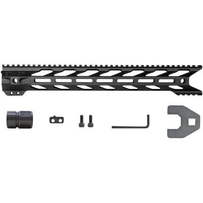 STNGR HWK M-Lok Free Float Handguard for AR15/M4 Anodized Black 15in 15HM