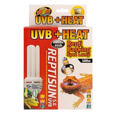 Heat & UVB Combo Pack, 100 Watt, 100 W / 3.5 IN