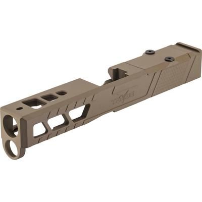TRYBE Defense TRYBE Defense Pistol Slide Glock 19 Gen 5 RMR Cut Version 2 FDE Cerakote SLDG19G5RMRV2-FDE