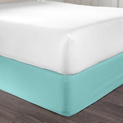 BH Studio Microfiber Bedskirt by BH Studio in Light Aqua (Size TWIN)