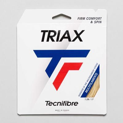 Tecnifibre Triax 17 1.28 Tennis String Packages Natural