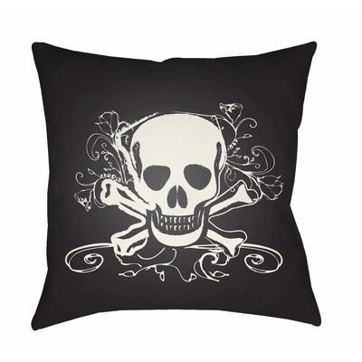Limit 20" Square Modern Pillow plush Black/White Outdoor Throw Pillow - Boutique Rugs