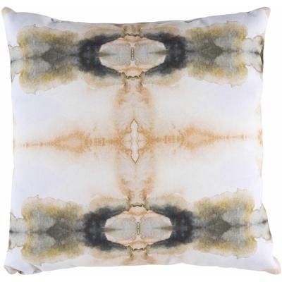 Amherstburg 18" Square Modern Pillow plush Light Gray/Dark Gray/Cloud Gray/Nickel/Nutmeg/Light Silver/Ash/Khaki/Tan Outdoor Throw Pillow - Boutique Rugs
