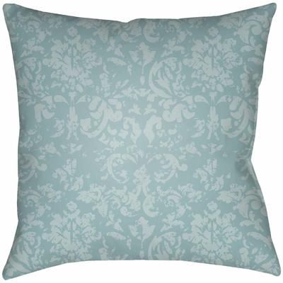 Makilala 18" Square Cottage Pillow plush Ice Blue/Pale Blue Outdoor Throw Pillow - Boutique Rugs