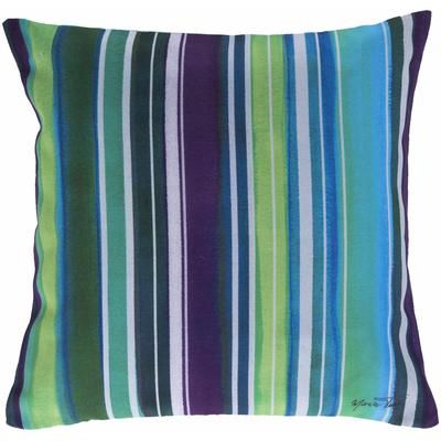 Ugad 18" Square Modern Pillow plush Aqua/Blue/Dark Blue/Light Green/Teal/White/Navy Outdoor Throw Pillow - Boutique Rugs