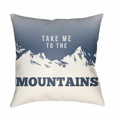 Danglas 20" Square Cottage Pillow plush Beige/Denim/Off White/Light Silver/Gray/Slate Blue/Beetle Blue/Marine Blue Outdoor Throw Pillow - Boutique Rugs