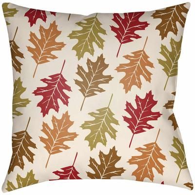 Haberli 20" Square Cottage Pillow plush Beige/Bright Red/Bright Orange/Mustard/Camel/Pearl/Ivory/Dark Brown/Caramel/Prairie Dust Outdoor Throw Pillow - Boutique Rugs