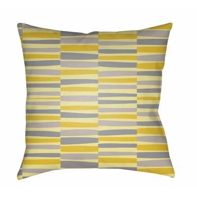 Linan 20" Square Modern Pillow plush Grass Green/Gray/Tan/Yellow/Lime Green Outdoor Throw Pillow - Boutique Rugs