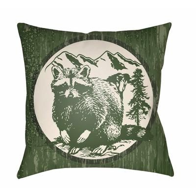Dampol 22" Square Cottage Pillow plush Beige/Dark Green/Green/Pearl/Lunar Green/Moss Brown/Army Green Outdoor Throw Pillow - Boutique Rugs
