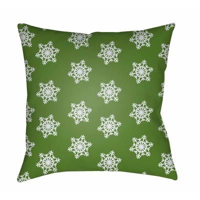 Bau 18" Square Modern Pillow plush Off White/Multi Brown/Smoke/Neutral/Moss/Fern Green/Light Gray Outdoor Throw Pillow - Boutique Rugs