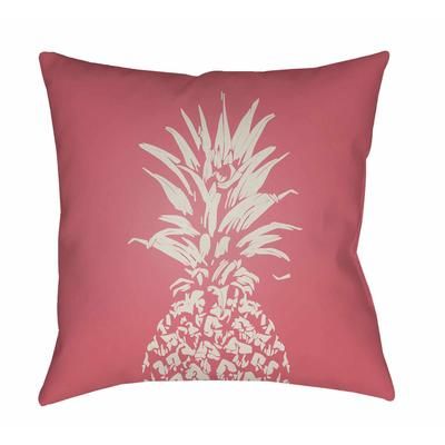 Masarayao 18" Square Coastal Pillow plush Seashell/Natural/Rose Gold/Blush/Medium Gray/Light Gray/Brick Red/Dark Pink Outdoor Throw Pillow - Boutique Rugs