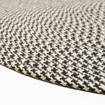 In-Outdoor Milton Houndstooth Tweed Braided Area Rug