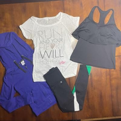 Victoria's Secret Tops | Active Wear Bundle - Fabletics, Vs, Vs Pink | Color: Black | Size: See Pictures (Xs-S)