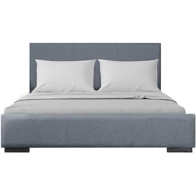 Abbey Platform Bed, Beige, Queen by Camden Isle in Gray (Size KING)