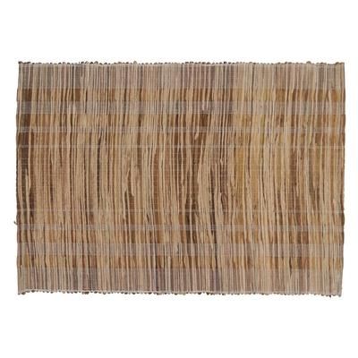 Striped Water Hyacinth Placemats (Set of 4) - Saro Lifestyle 1702.W1420B