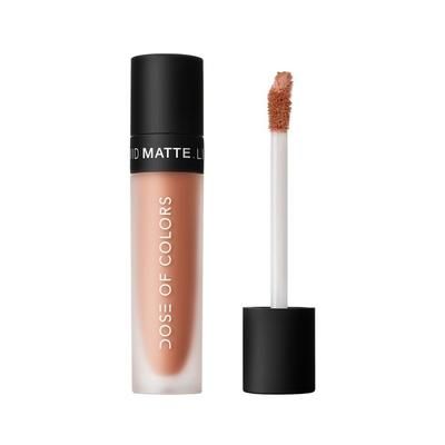 DOSE OF COLORS - Liquid Matte Lipstick Rossetti 4.5 ml Marrone chiaro unisex