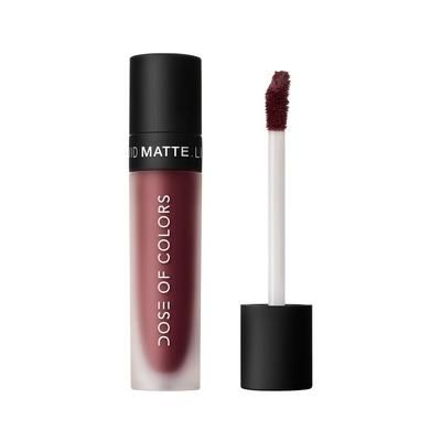 DOSE OF COLORS - Liquid Matte Lipstick Rossetti 4.5 ml Marrone unisex