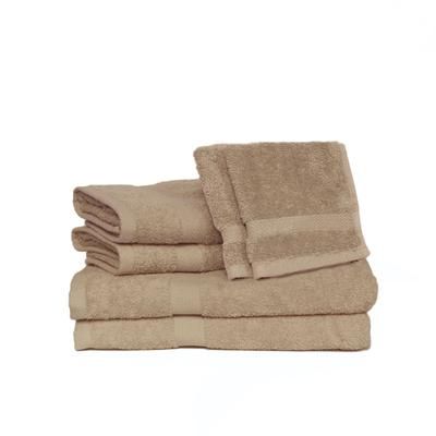 Deluxe 6-Pc. Towel Set by ESPALMA in Taupe
